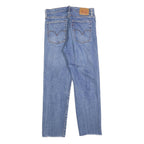 LEVI'S Womens Blue Regular Straight Denim Light W27 L27 Button Fly Jeans