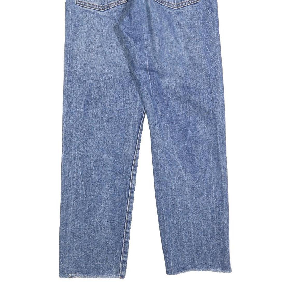 LEVI'S Womens Blue Regular Straight Denim Light W27 L27 Button Fly Jeans