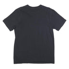 NIKE Mens Black Crew Neck Short Sleeve Classic Fit L Cotton Blend T-Shirt