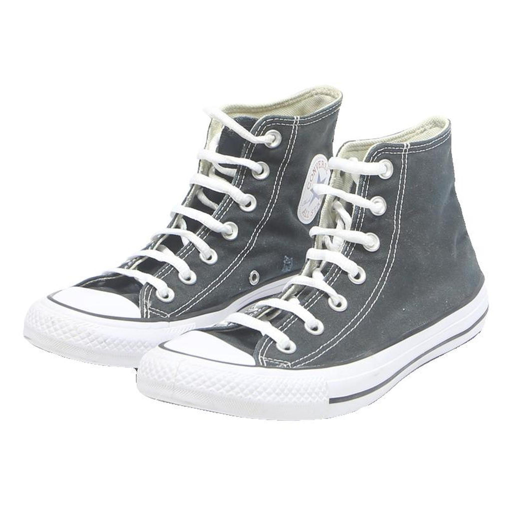 CONVERSE Chuck Taylor All Star Womens High Top Trainers Black Canvas UK 5.5