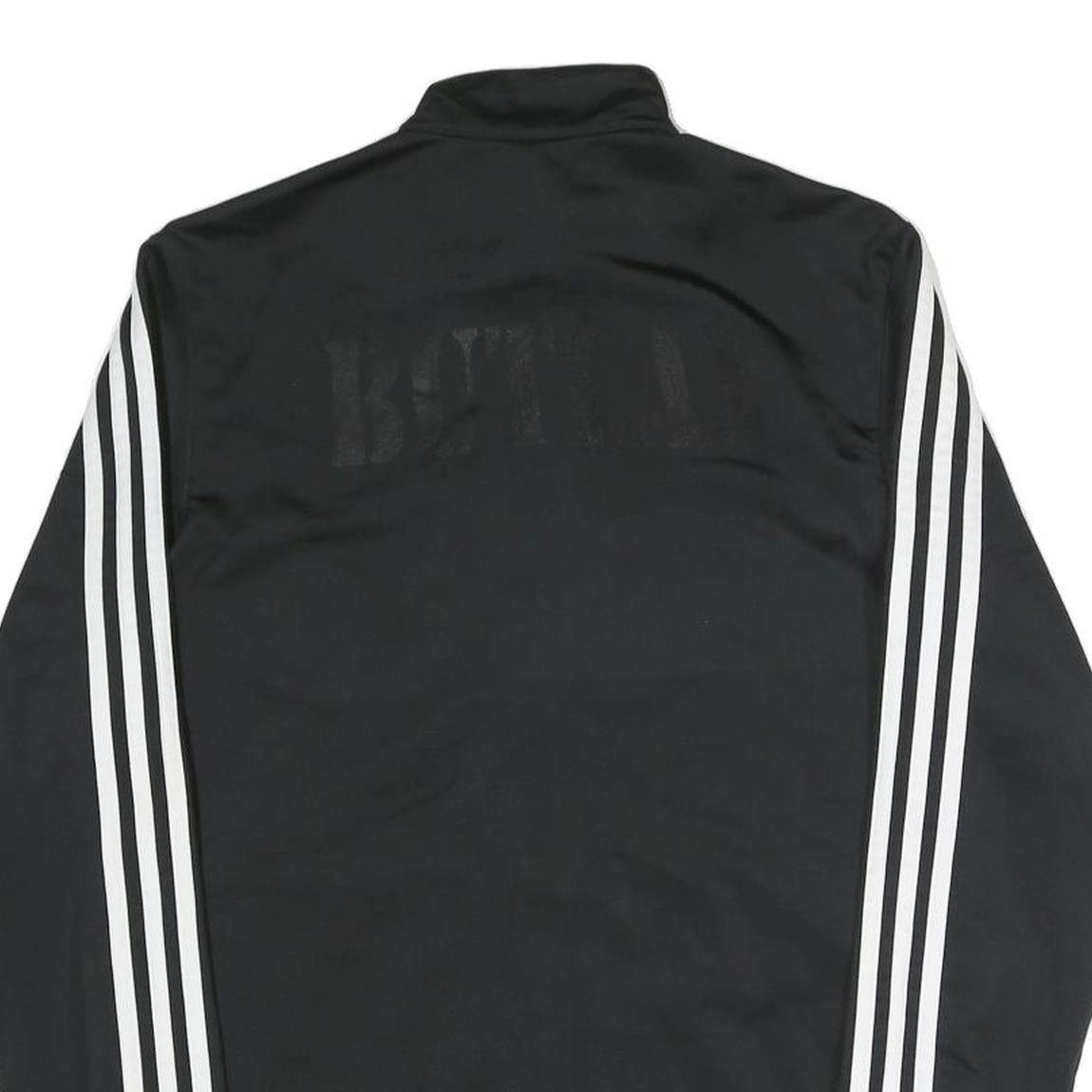 ADIDAS Mens Black & White Classic Jacket M Polyester Blend Zip Sportswear