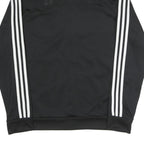 ADIDAS Mens Black & White Classic Jacket M Polyester Blend Zip Sportswear