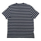 ORIGINAL PENGUIN Mens Navy Blue & White Stripe Classic T-Shirt L Short Sleeve