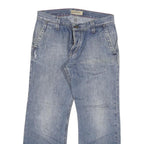 SPORTWEAR Mens Jeans Blue Classic Relaxed Cotton Blend Button W34 L28 Casual