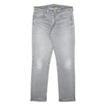 LEVI'S 511 Slim Mens Jeans Grey Slim Skinny Denim Medium W34 L32 Stylish Fit