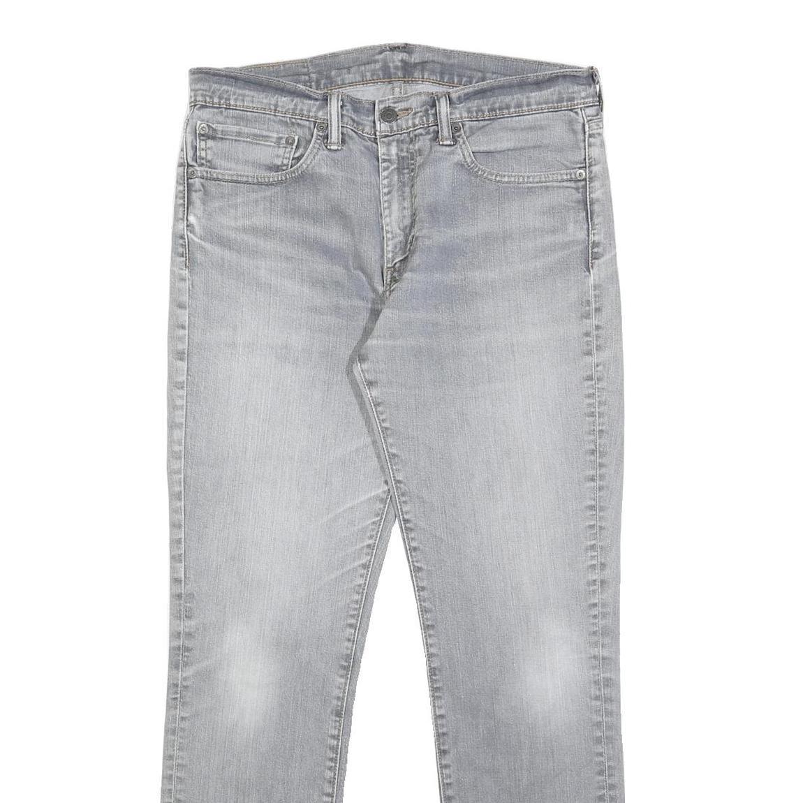 LEVI'S 511 Slim Mens Jeans Grey Slim Skinny Denim Medium W34 L32 Stylish Fit