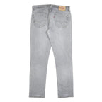 LEVI'S 511 Slim Mens Jeans Grey Slim Skinny Denim Medium W34 L32 Stylish Fit