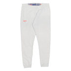 SUPERDRY Womens Joggers White L W28 L27 Skinny Fit Comfort Design