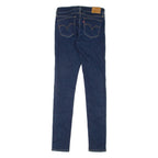 LEVI'S 711 BIG E Womens Jeans Blue Slim Skinny Stone Wash W26 L32