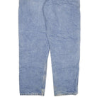 CARHARTT Mens Relaxed Blue Denim Light W36 L32 Zip Jeans Casual Workwear