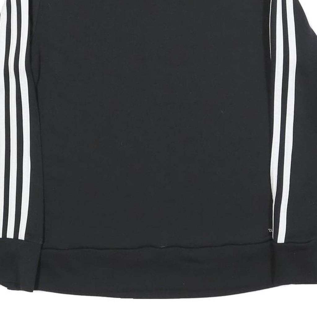 ADIDAS Womens Black Sweatshirt Crew Neck S Cotton Blend Sport Casual Pullover