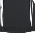 ADIDAS Womens Black Sweatshirt Crew Neck S Cotton Blend Sport Casual Pullover