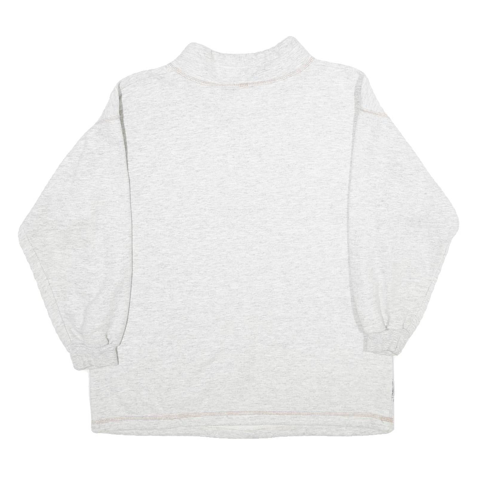 NEW FAST Mens Grey Fun Tribe Crew Neck M Cotton Blend Pullover Sweatshirt