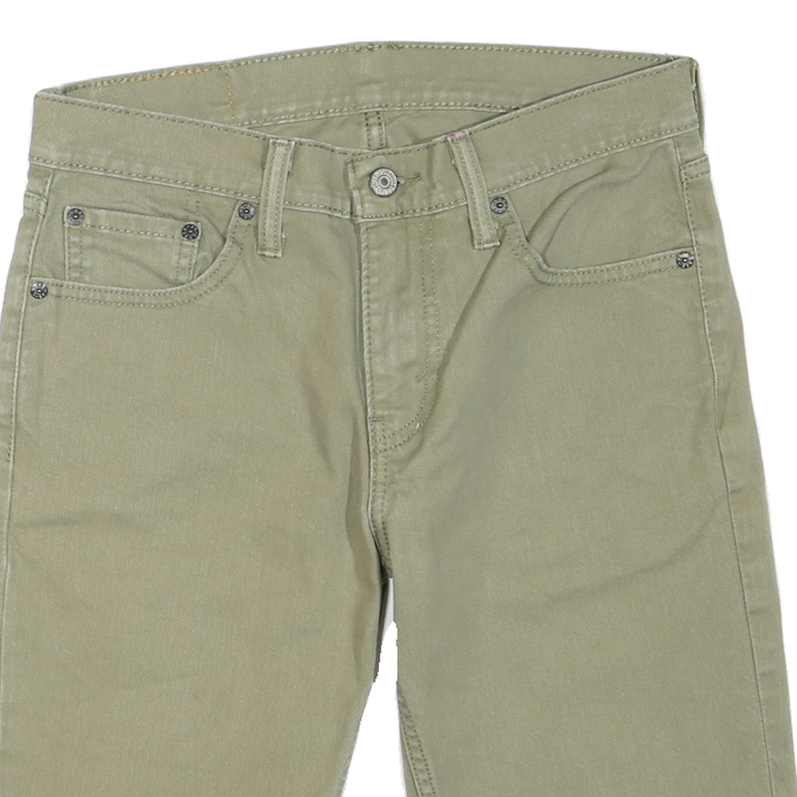 LEVI'S Mens Shorts Beige Cotton Blend Casual S W30 Casual Frayed Hem