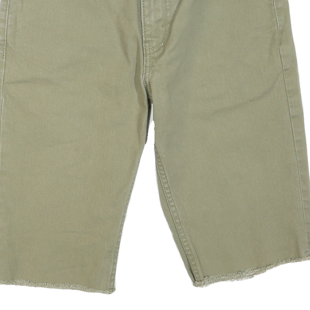 LEVI'S Mens Shorts Beige Cotton Blend Casual S W30 Casual Frayed Hem