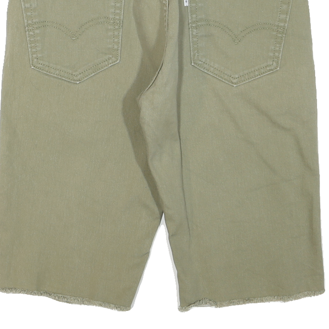 LEVI'S Mens Shorts Beige Cotton Blend Casual S W30 Casual Frayed Hem