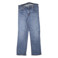 LEVI'S Mens Jeans Blue Regular Straight Denim Medium W32 L28 Classic Zip Cotton