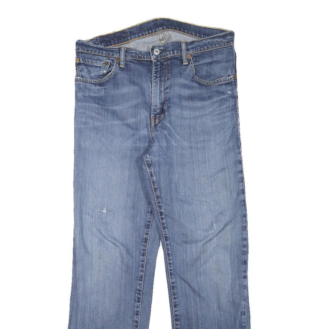 LEVI'S Mens Jeans Blue Regular Straight Denim Medium W32 L28 Classic Zip Cotton