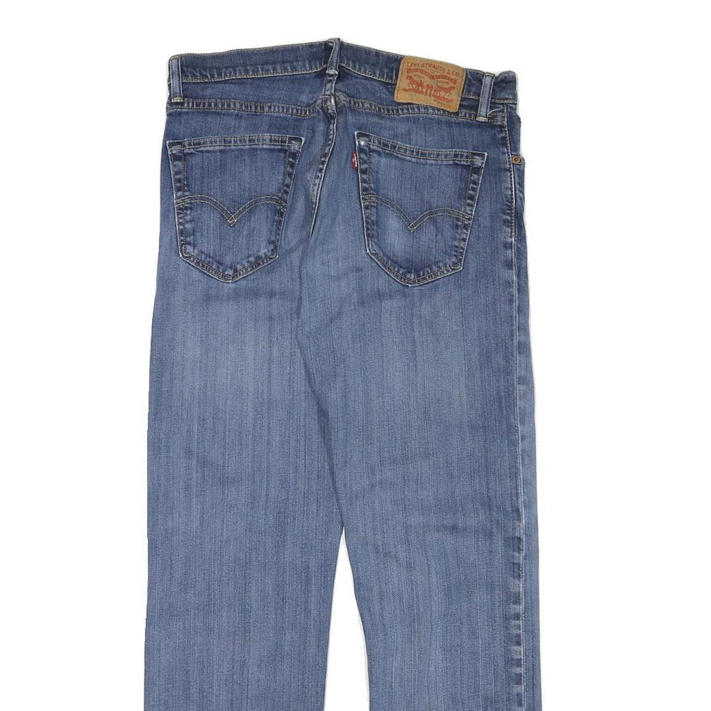 LEVI'S Mens Jeans Blue Regular Straight Denim Medium W32 L28 Classic Zip Cotton
