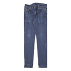 LEVI'S 510 Womens Slim Blue Denim Medium W28 L30 Skinny Cotton Blend Zip Jeans