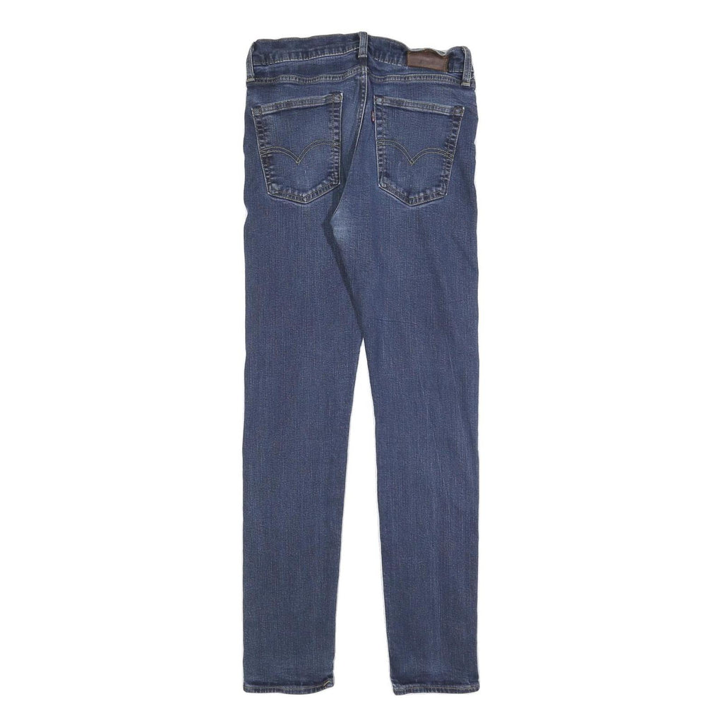 LEVI'S 510 Womens Slim Blue Denim Medium W28 L30 Skinny Cotton Blend Zip Jeans