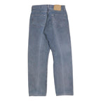 LEVI'S Mens Regular Fit Blue Denim Jeans W28 L28 Button Cotton Blend Classic