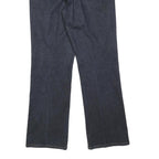 CALVIN KLEIN JEANS Womens Dark Blue Regular Straight Denim Rinse W30 L30 Zip