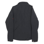 DICKIES Mens Black & Red Zip Jacket XS Polyester Blend Plain Workwear Style