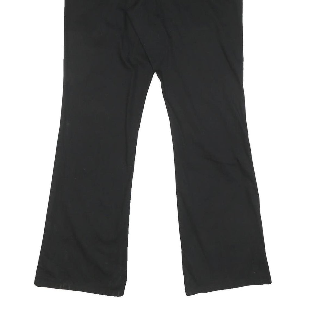 DICKIES Womens Cotton Blend Black Regular Fit Straight Trousers W34 L33 Workwear