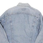 LEVI'S Mens Blue Denim Jacket XS Cotton Blend Button Closure Classic Vintage