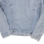 LEVI'S Mens Blue Denim Jacket XS Cotton Blend Button Closure Classic Vintage