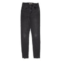 LEVI'S 721 High Rise Womens Jeans Black Slim Skinny W24 L32