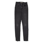 LEVI'S 721 High Rise Womens Jeans Black Slim Skinny W24 L32