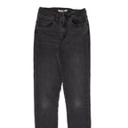 LEVI'S 721 High Rise Womens Jeans Black Slim Skinny W24 L32