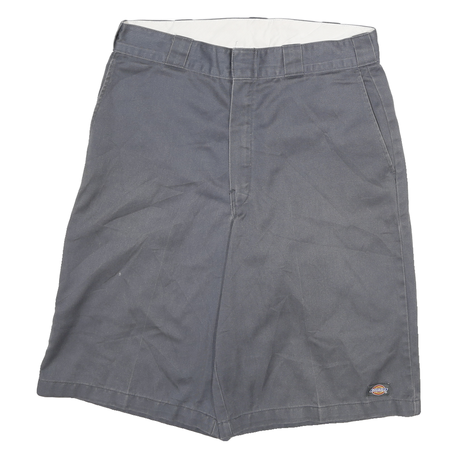 DICKIES Mens Shorts Grey Cotton Blend Casual XL W32 Workwear Durable