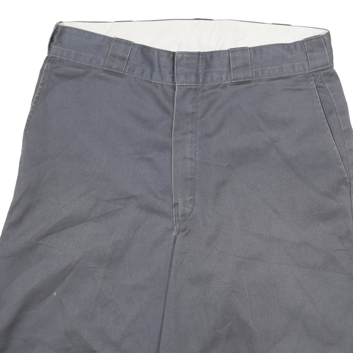 DICKIES Mens Shorts Grey Cotton Blend Casual XL W32 Workwear Durable