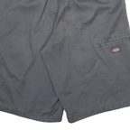 DICKIES Mens Shorts Grey Cotton Blend Casual XL W32 Workwear Durable