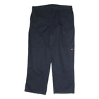 DOCKERS Mens Cotton Navy Blue Regular Straight Trousers W38 L30 Casual Workwear