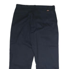 DOCKERS Mens Cotton Navy Blue Regular Straight Trousers W38 L30 Casual Workwear