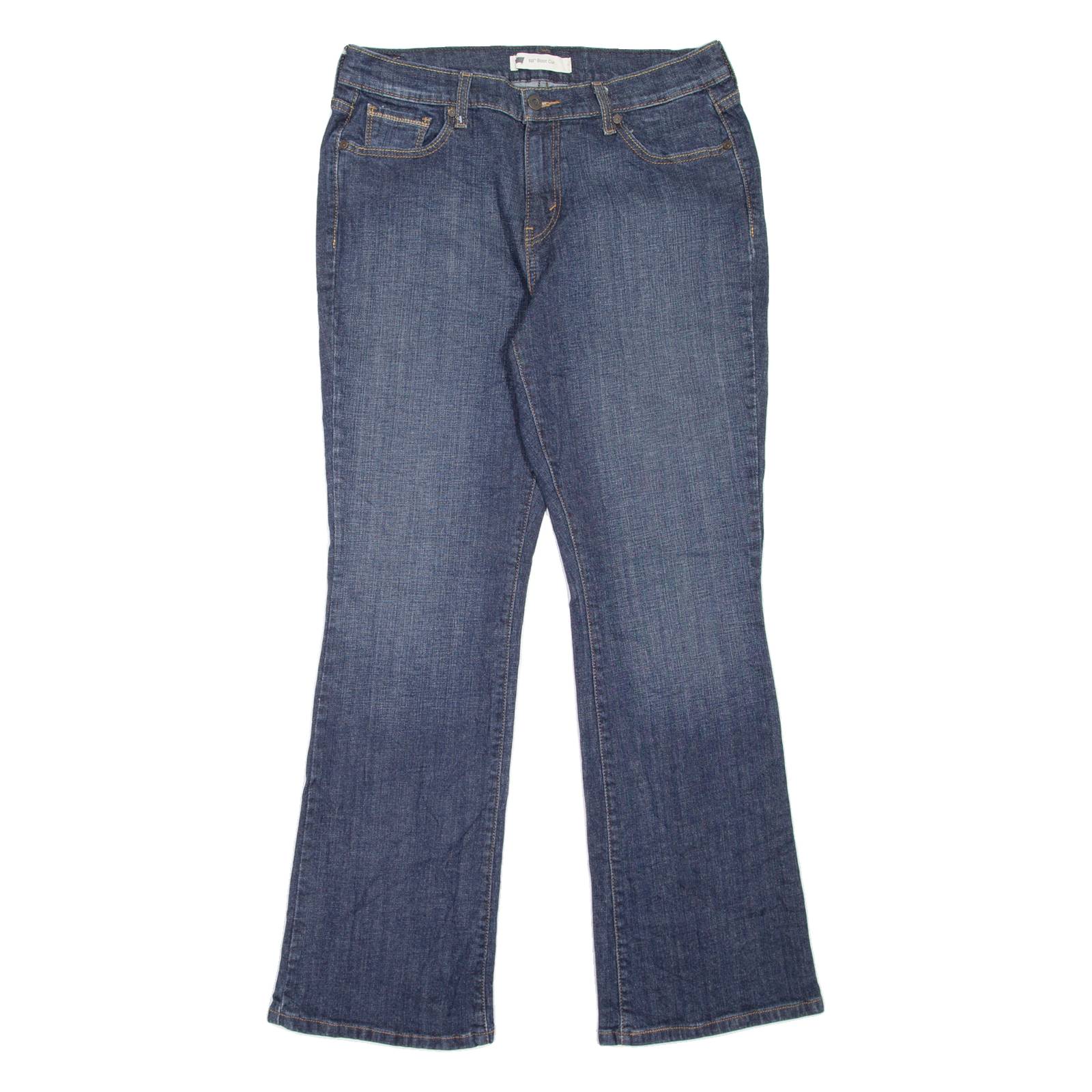 LEVI'S 515 Womens Jeans Blue Regular Bootcut Stone Wash W32 L31