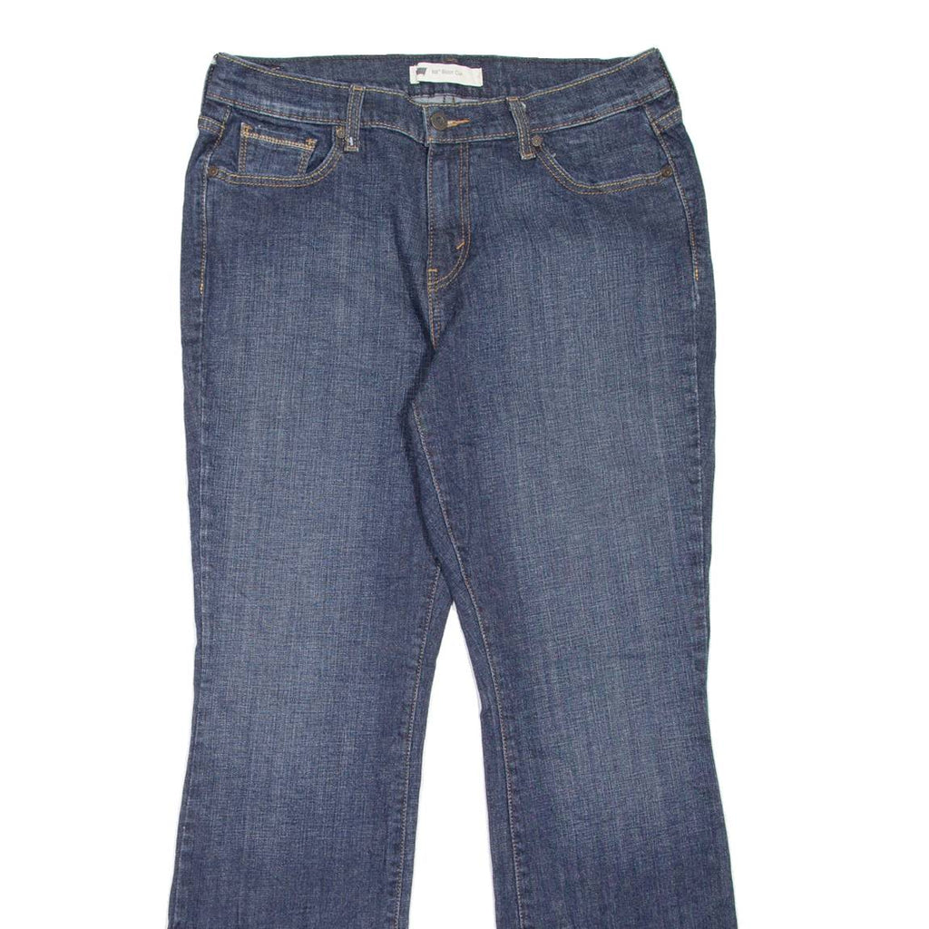 LEVI'S 515 Womens Jeans Blue Regular Bootcut Stone Wash W32 L31
