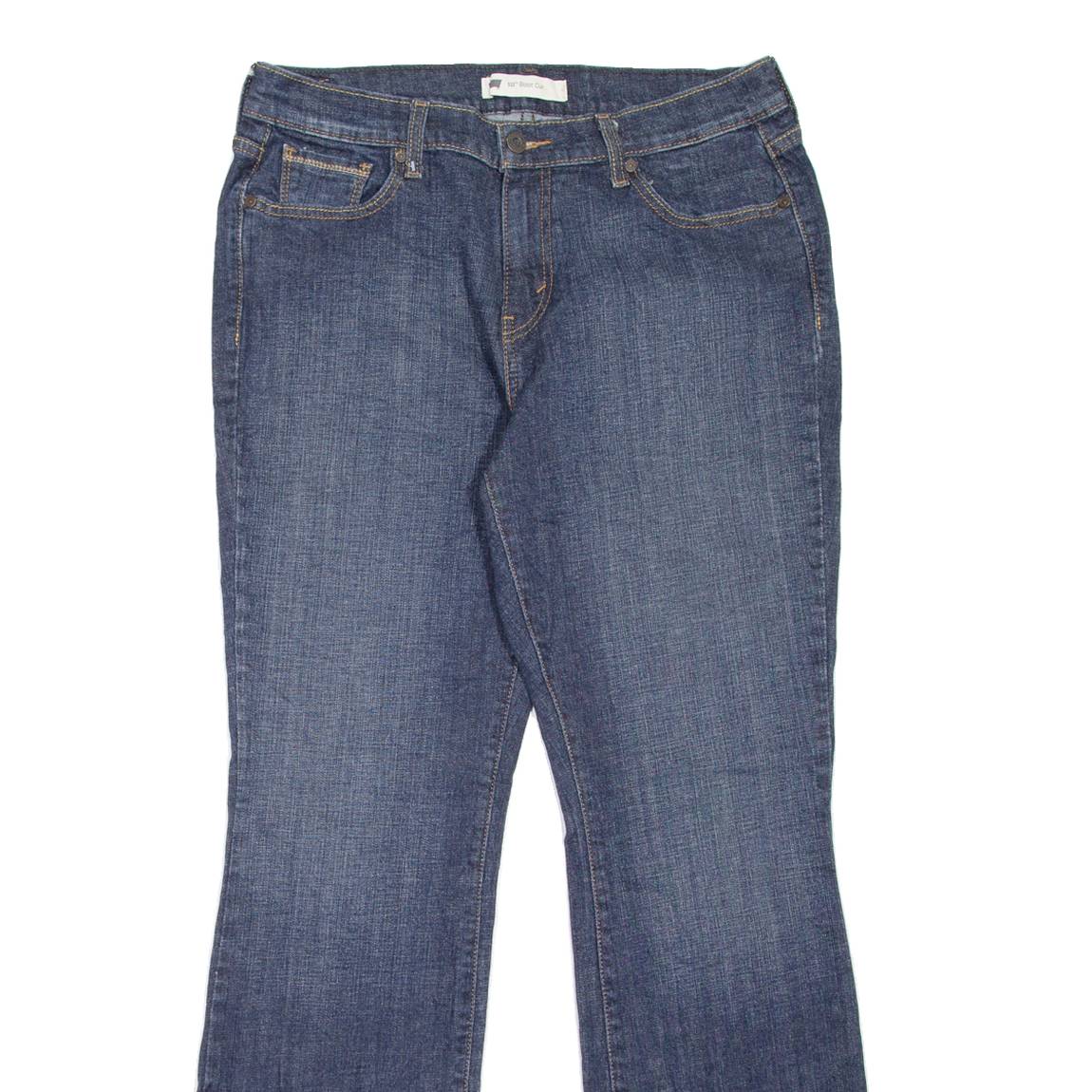 LEVI'S 515 Womens Jeans Blue Regular Bootcut Stone Wash W32 L31