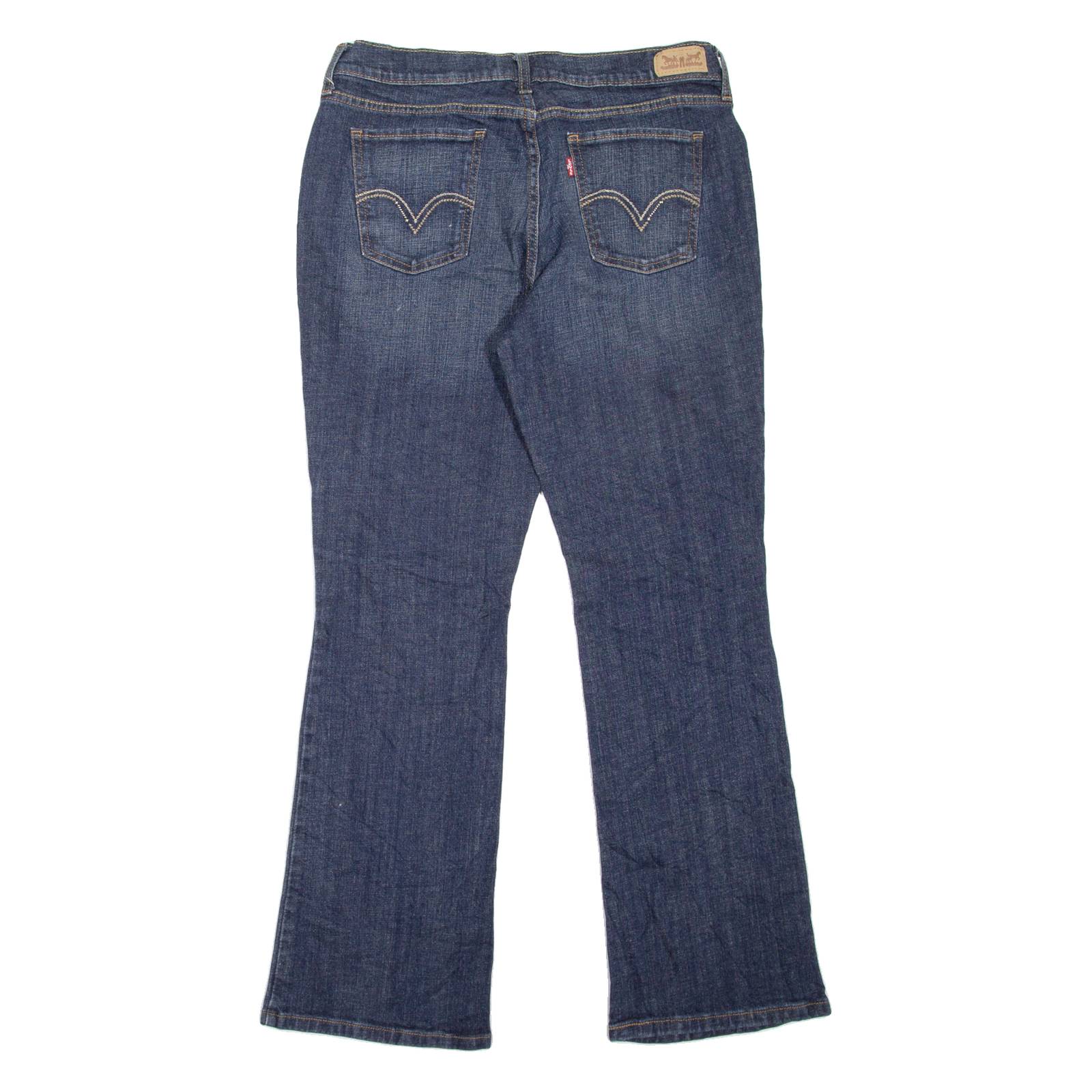 LEVI'S 515 Womens Jeans Blue Regular Bootcut Stone Wash W32 L31