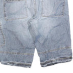 CANDA Mens Blue Denim Casual Shorts M W32 Cotton Blend Comfortable