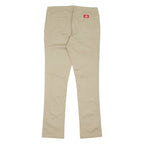 DICKIES Mens Trousers Beige Regular Straight W30 L31