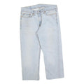 LEVI'S 514 Classic Mens Jeans Blue Classic Straight Denim Light W31 L22 Cotton
