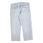 LEVI'S 514 Classic Mens Jeans Blue Classic Straight Denim Light W31 L22 Cotton