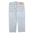 LEVI'S 514 Classic Mens Jeans Blue Classic Straight Denim Light W31 L22 Cotton