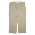 DICKIES Mens Trousers Beige Relaxed Straight W40 L30