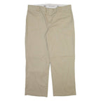 DICKIES Mens Trousers Beige Relaxed Straight W40 L30